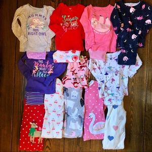 Lot of 18mo Jammies
